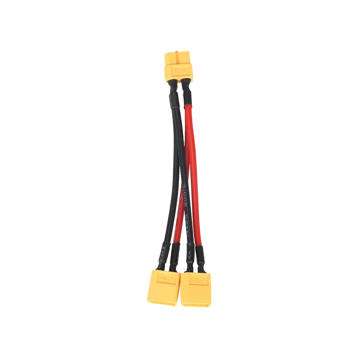 Câble Adaptateur XT60 1 Femelle vers 2 Mâles Parallèle, vue 4