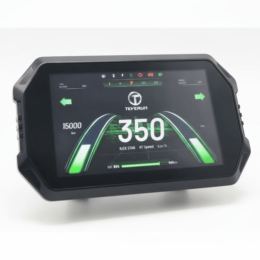 Affichage TFT Nouvelle Génération pour Trottinette Electrique 60V Teverun Supreme, Fighter 11 et 11 Plus avec Badge NFC - Weebot