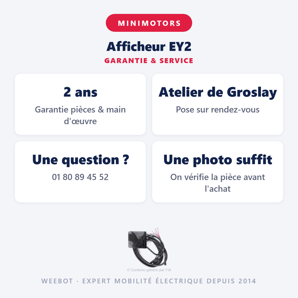 Afficheur EY2 Pour Trottinette Électrique Dualtron Togo Limited 60V - Weebot