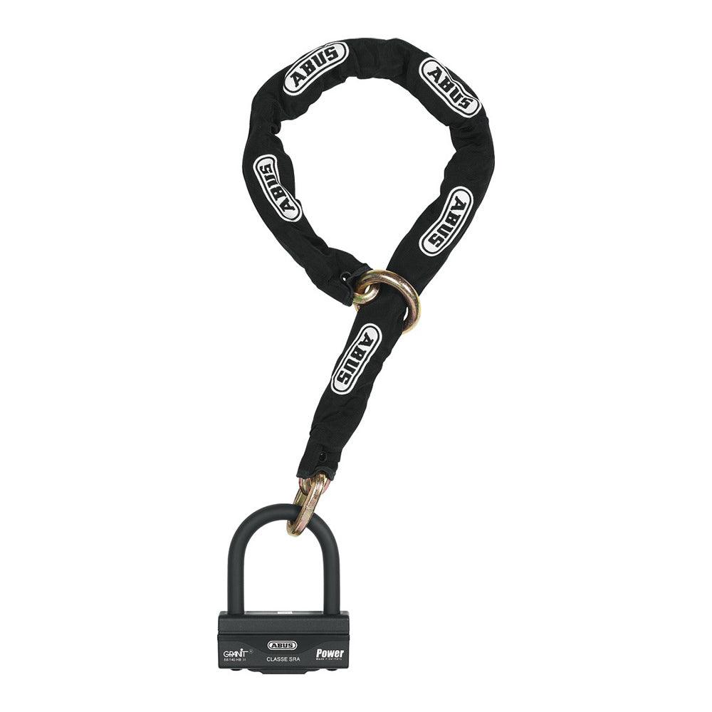 Anti Vol en U avec Chaine ABUS Granit 58/140 HB III 120cm SRA - Pour Scooter et Moto - Weebot