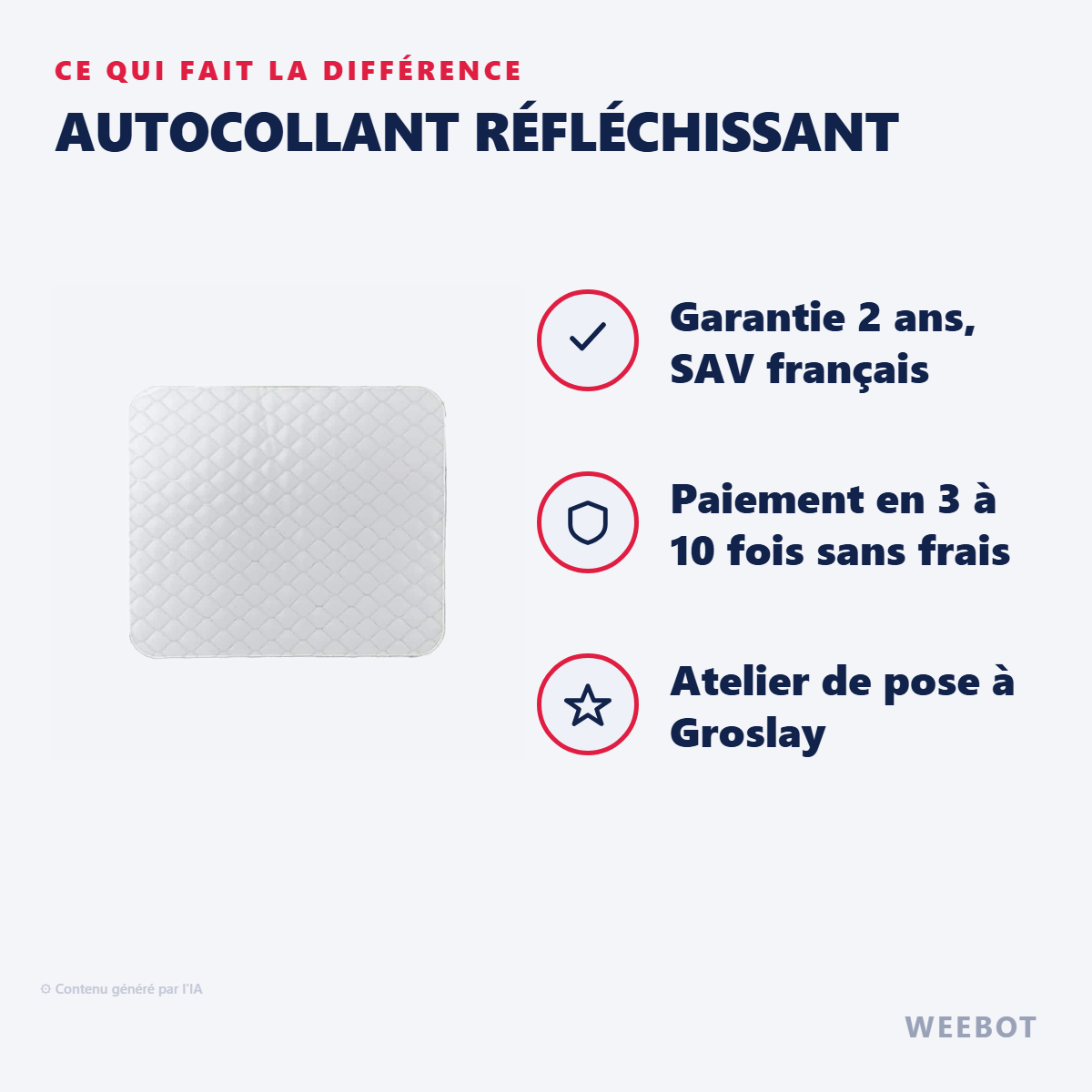Autocollant Réfléchissant : les points forts