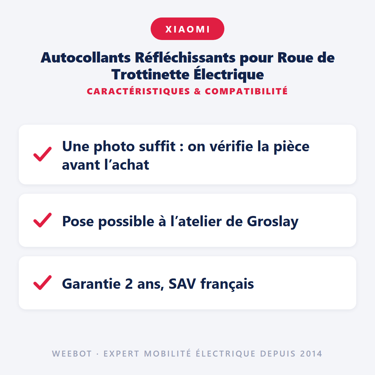 Autocollants Réfléchissants pour Roue de Trottinette Électrique : caractéristiques et compatibilité