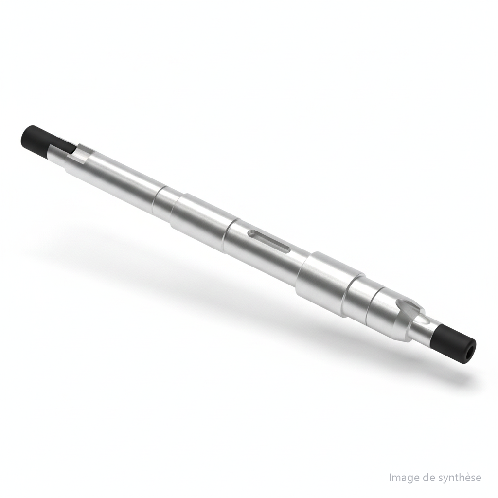 Schéma technique d'un axe de moteur pour trottinette électrique Dualtron Achilleus
