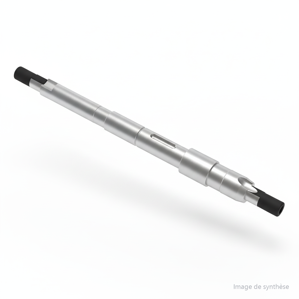Dessin technique d'un axe de moteur pour trottinette électrique Dualtron Spider