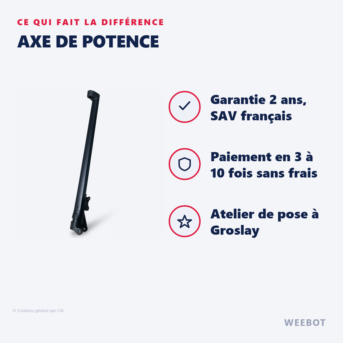 Axe de Potence : les points forts