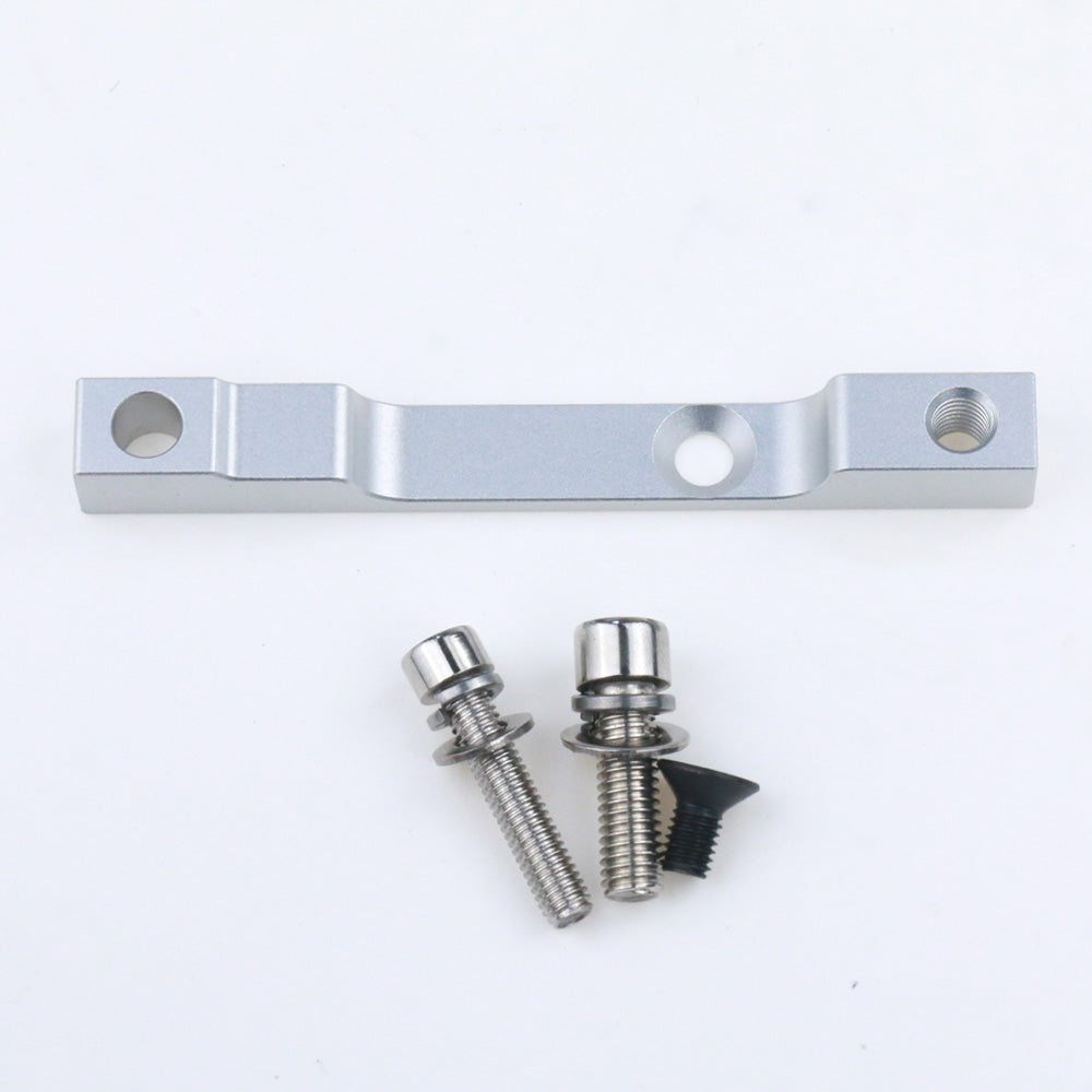 Adaptateur d'étrier de frein Xtech argent à 3 trous fourni avec vis de fixation