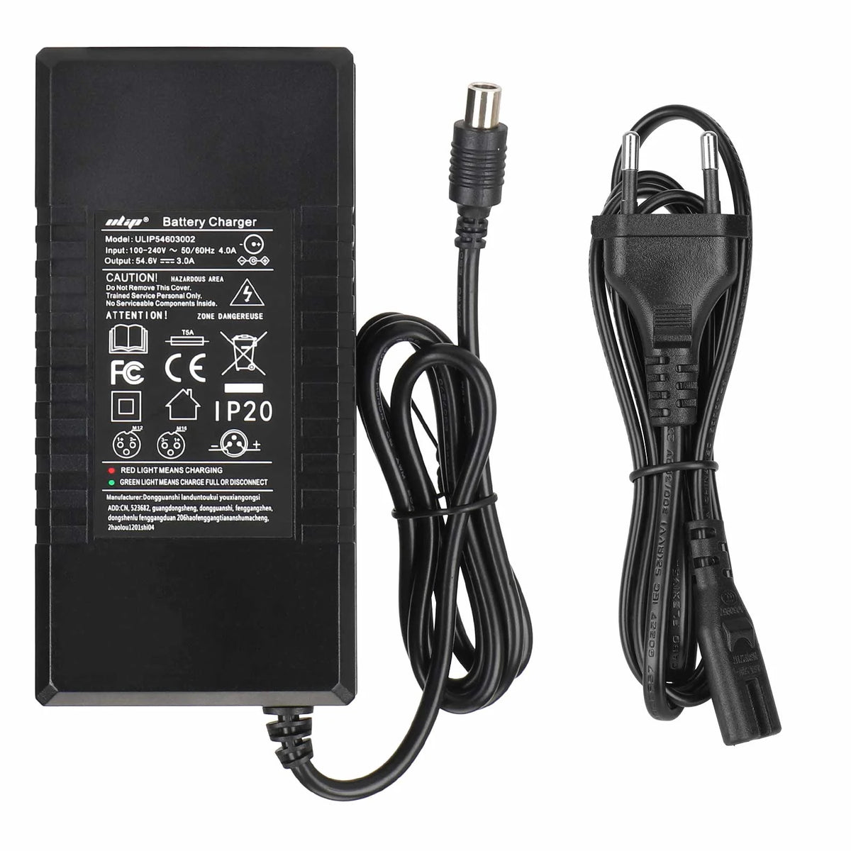 Chargeur 54,6V 3A, vue 5