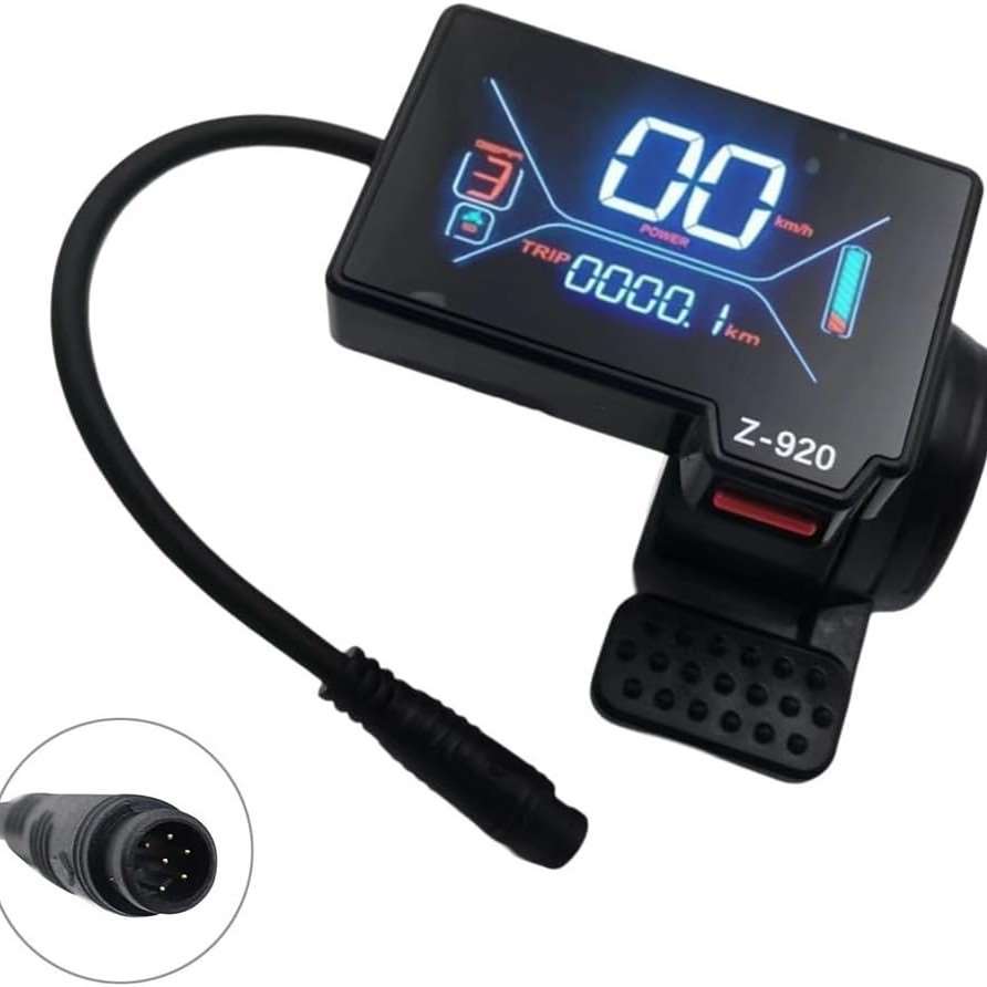 Afficheur LCD Z-920 48V avec câble 6 broches et gâchette d'accélération
