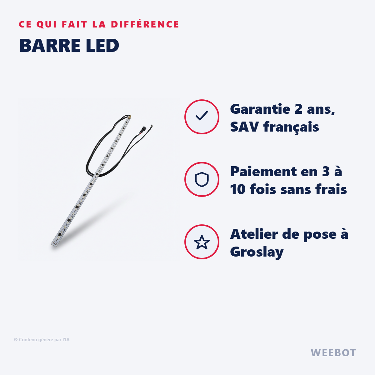 Barre LED : les points forts