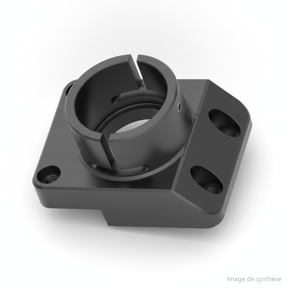 Schéma de la base de fixation de tige de selle pour trottinette électrique Dualtron Ultra 2