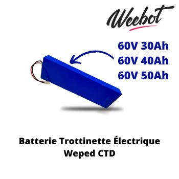Batterie Trottinette Electrique 60V CTD - Weped (Batterie Uniquement) - Weebot