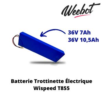 Batterie Trottinette Électrique 36V T855 - Wispeed (Batterie Uniquement) - Weebot