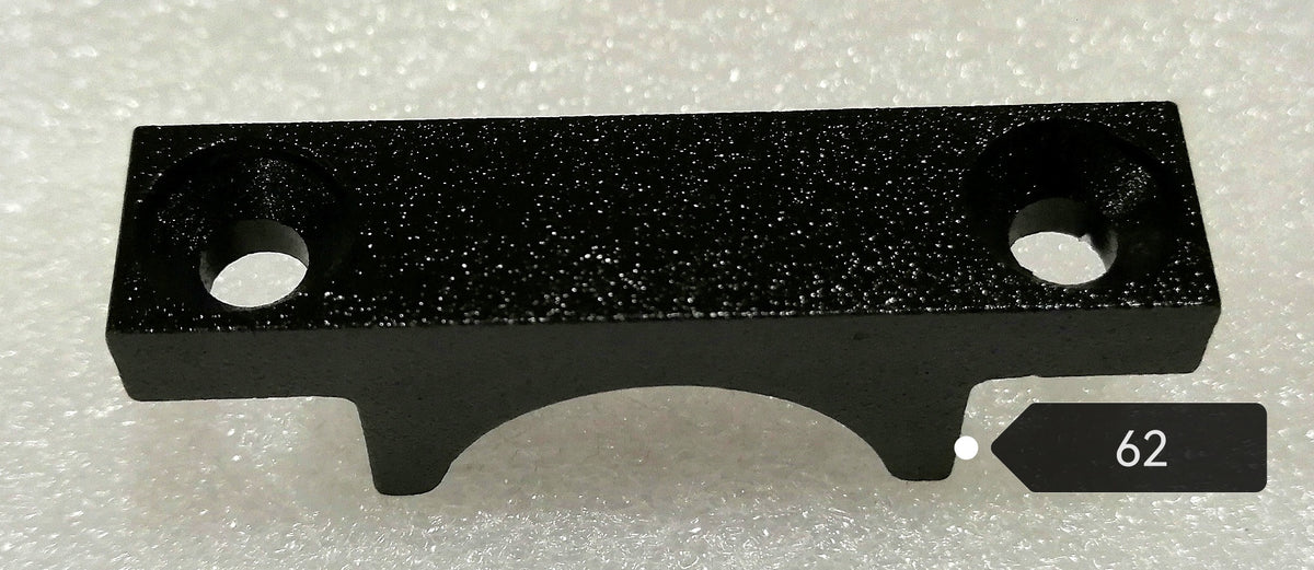 Bloc presse-câble en aluminium noir pour trottinette électrique.