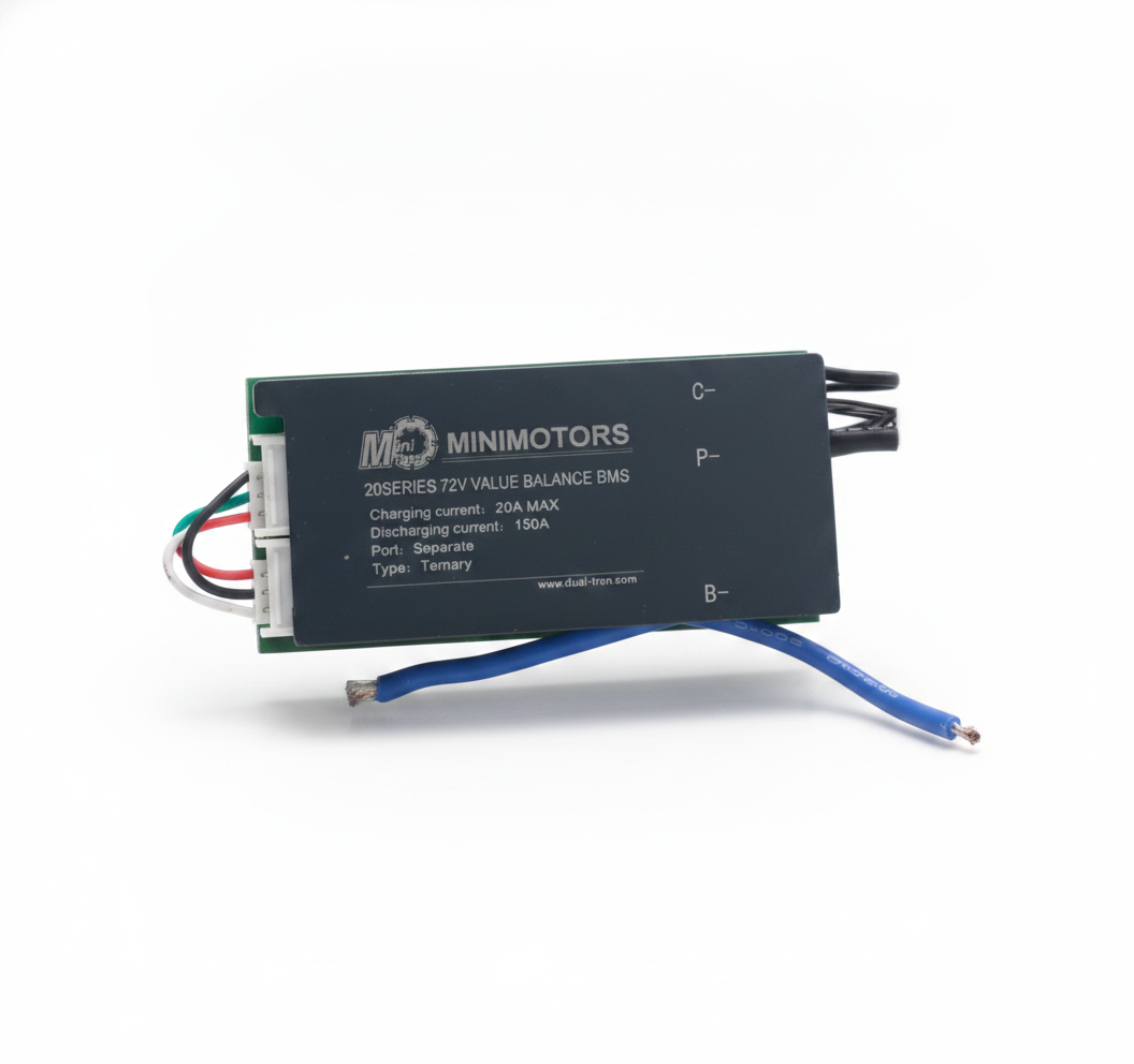 BMS 72V 150A pour Trottinette Electrique Dualtron Alien — packshot studio sur fond blanc