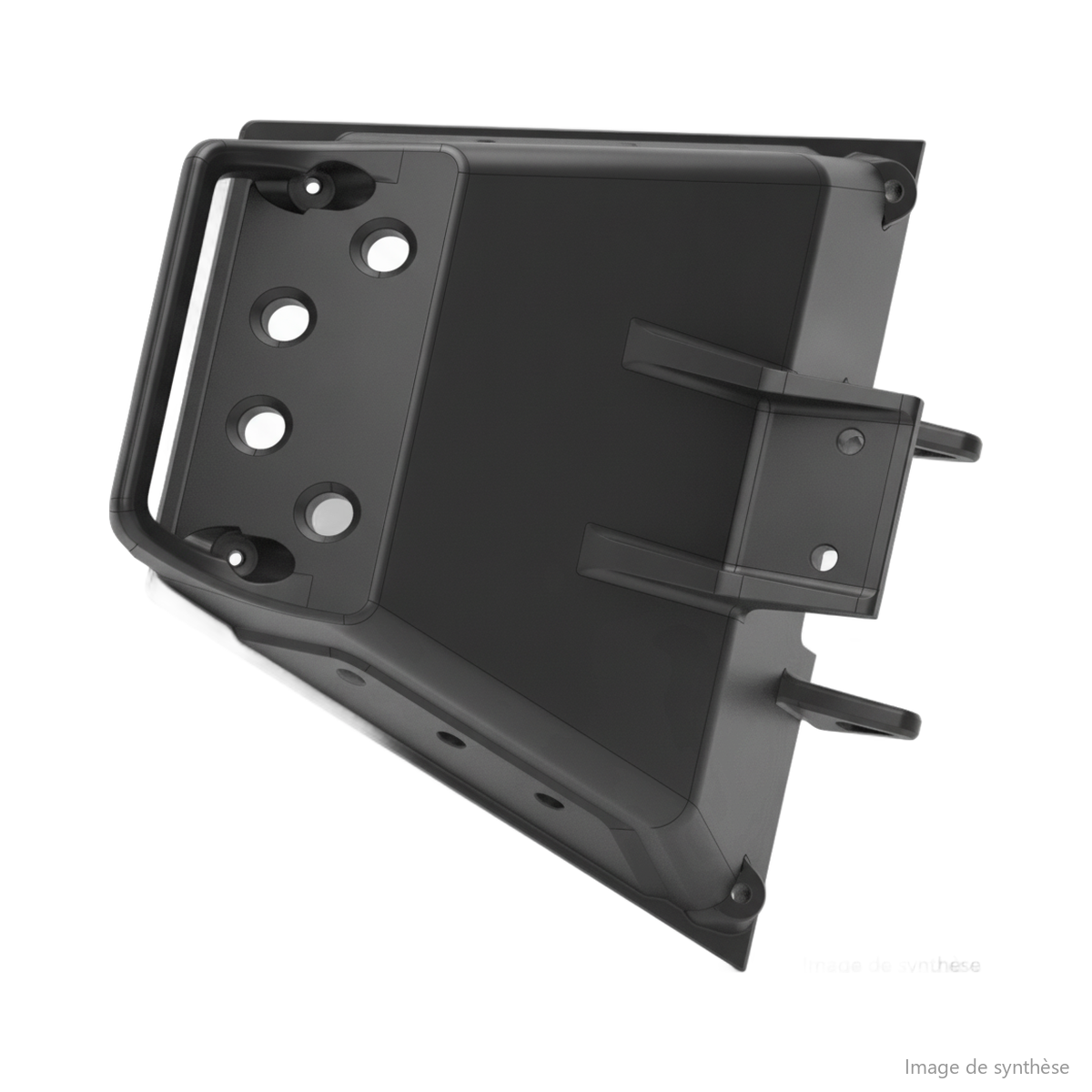 Modélisation 3D d'un boîtier de contrôleur gris pour Dualtron Spider 2