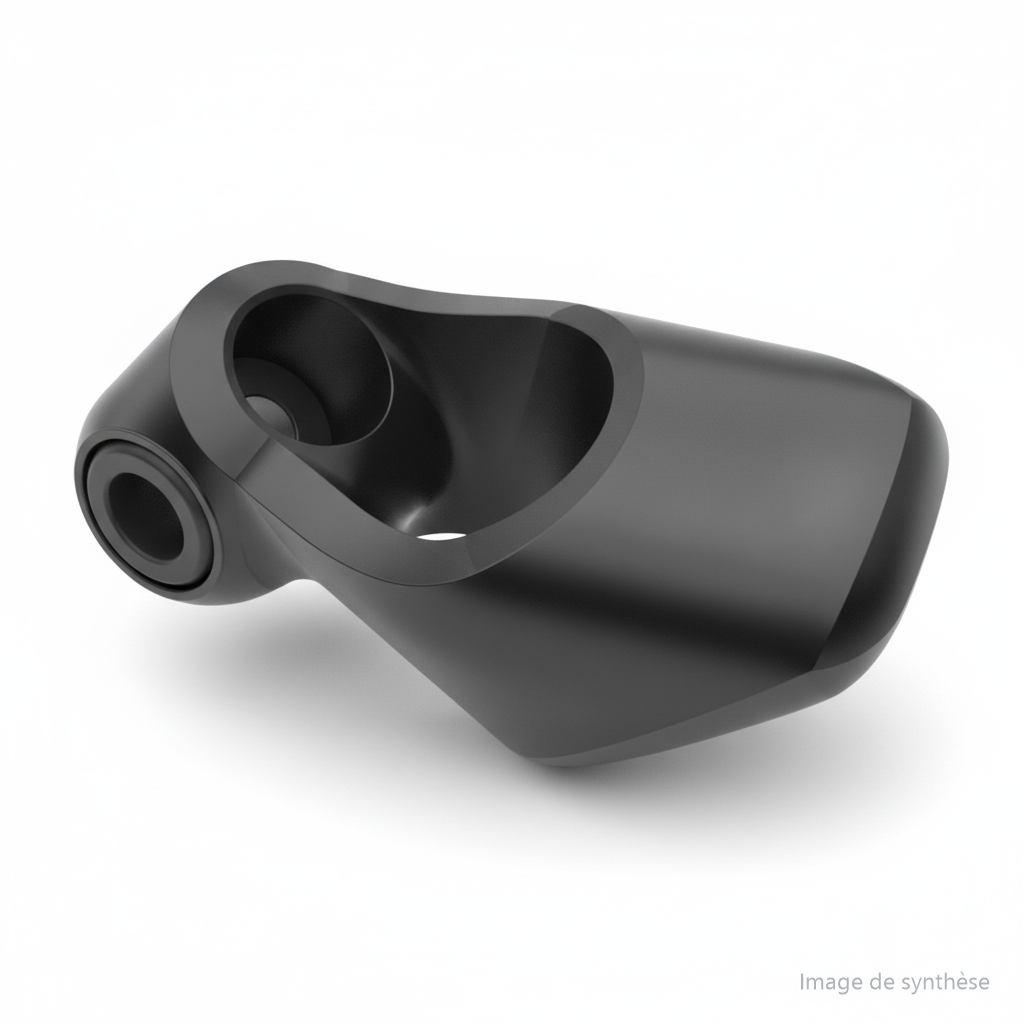 Schéma en vue tridimensionnelle d'un bras de suspension arrière pour trottinette électrique Dualtron Mini
