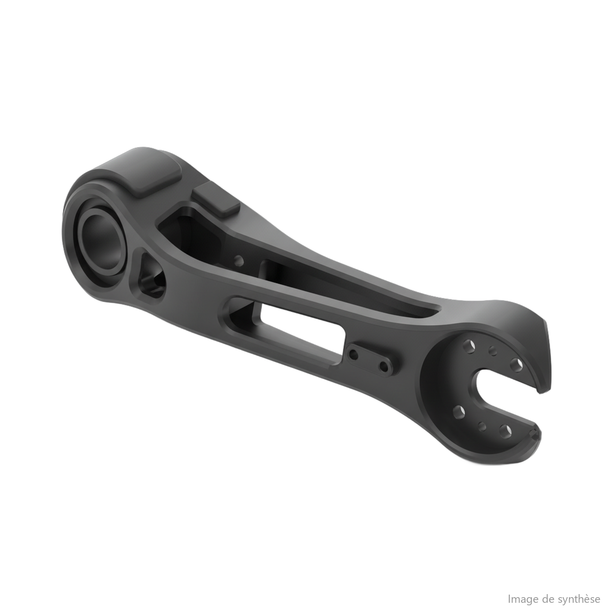 Schéma d'un bras de suspension avant droit pour trottinette électrique Dualtron Storm