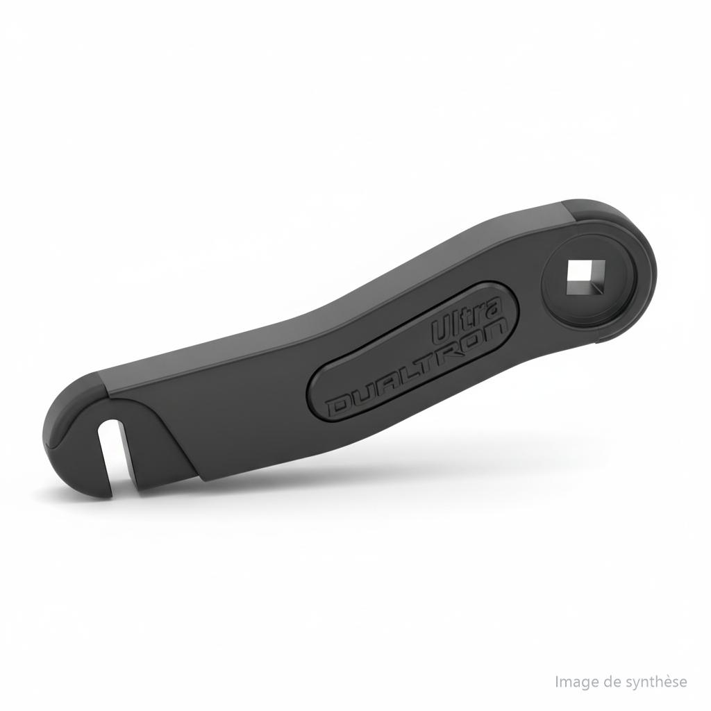 Schéma d'un bras de suspension avant gauche gravé Ultra Dualtron