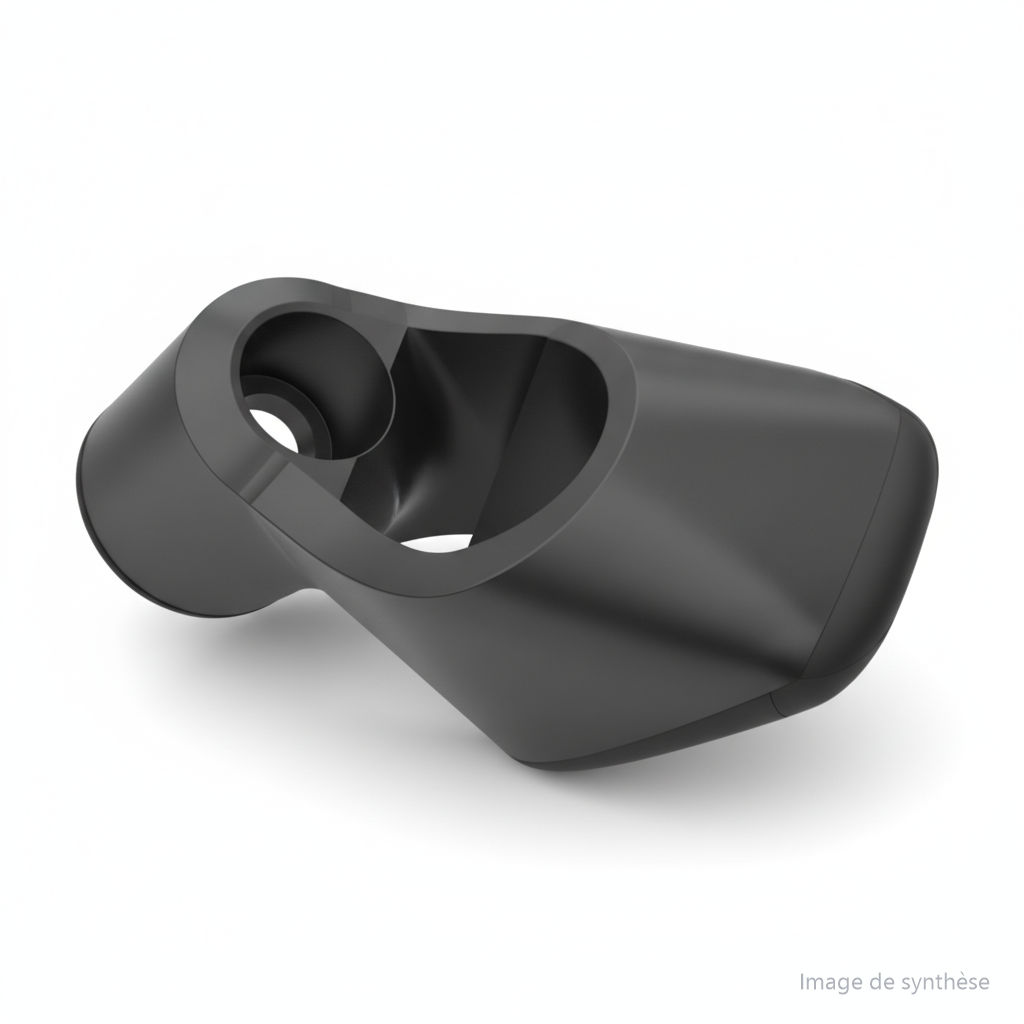 Schéma d'un bras de suspension avant pour trottinette électrique Dualtron Mini