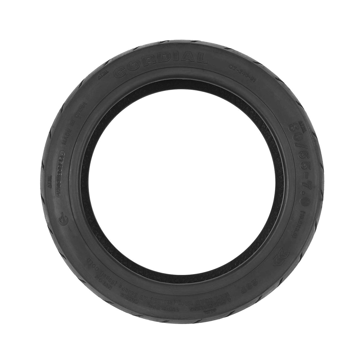 Pneu Tubeless Cordial 10,5 Pouces (80/55-7 - 10,5x3), vue 4