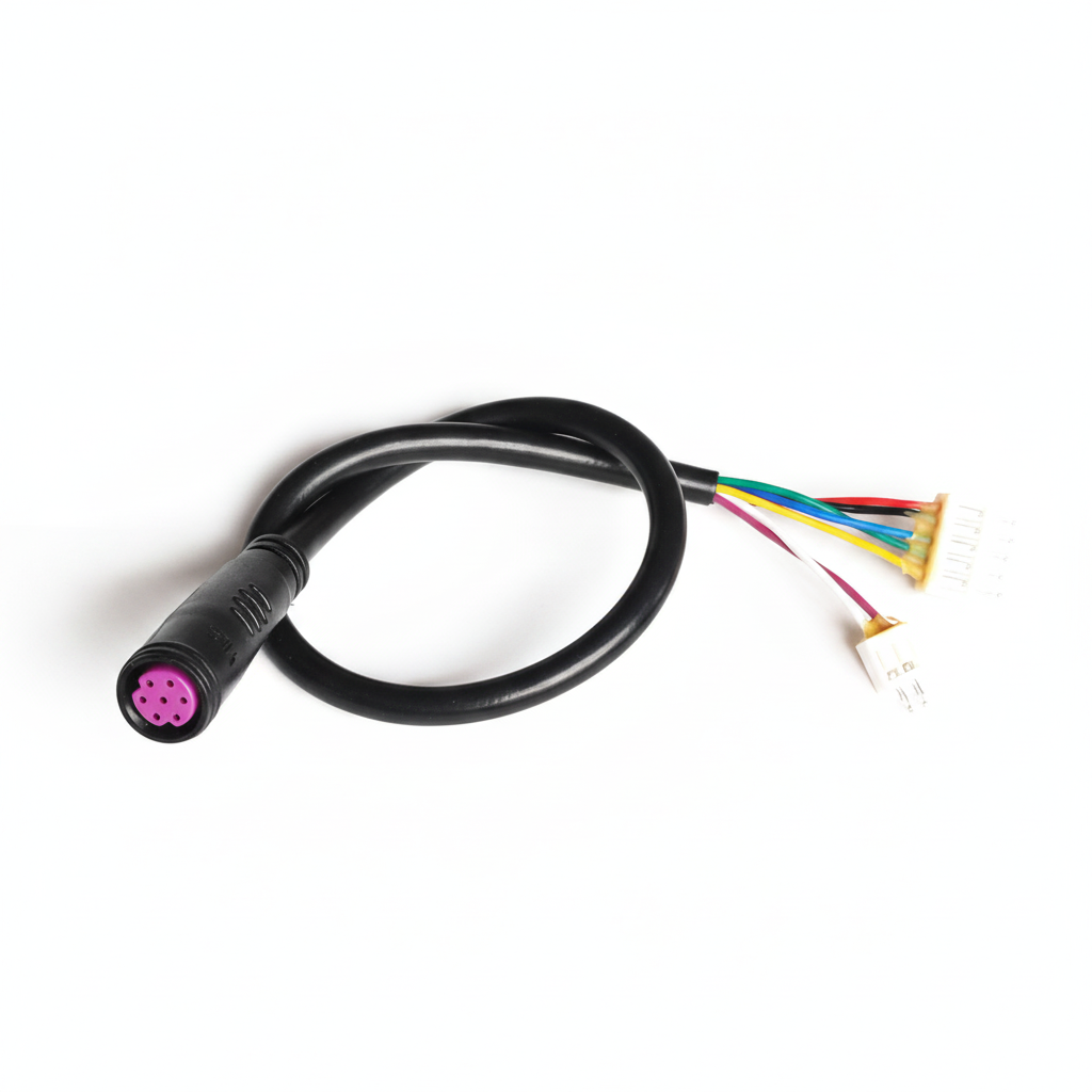 cable connecteur femelle 7 broches pour trottinette electrique dualtron togo
