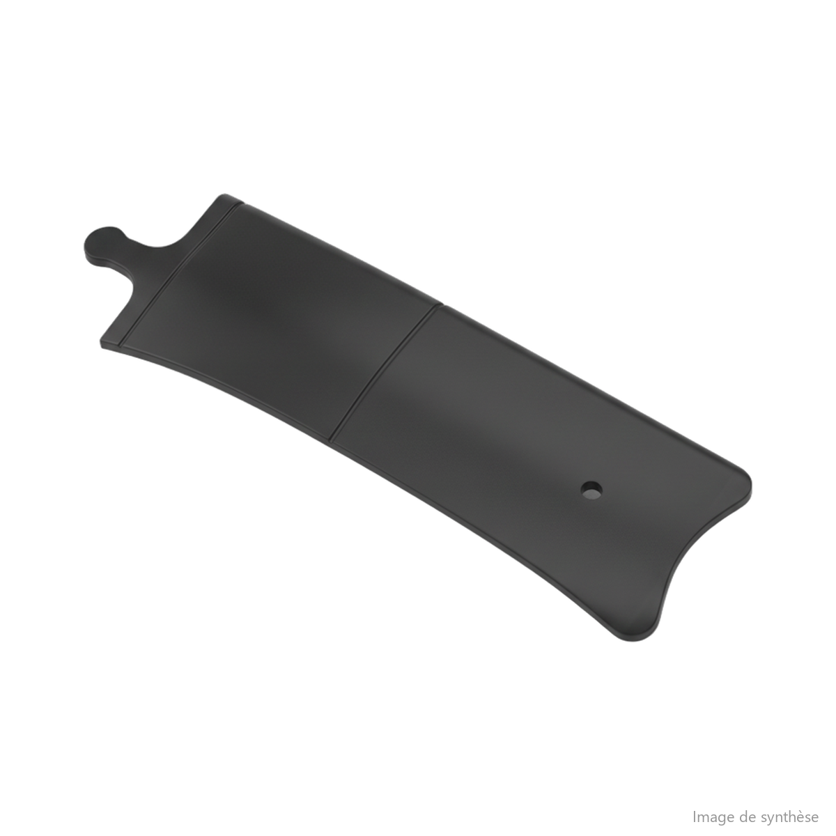 Rendu 3D d'un cache garde-boue de bras arrière gauche pour trottinette électrique Dualtron Storm