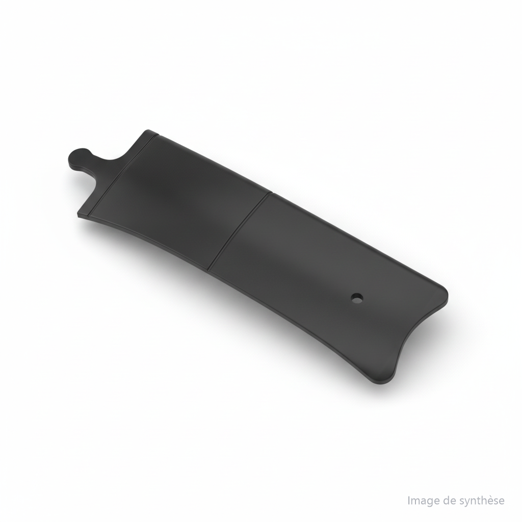 Rendu 3D d'un cache garde-boue de bras arrière gauche pour trottinette électrique Dualtron Storm