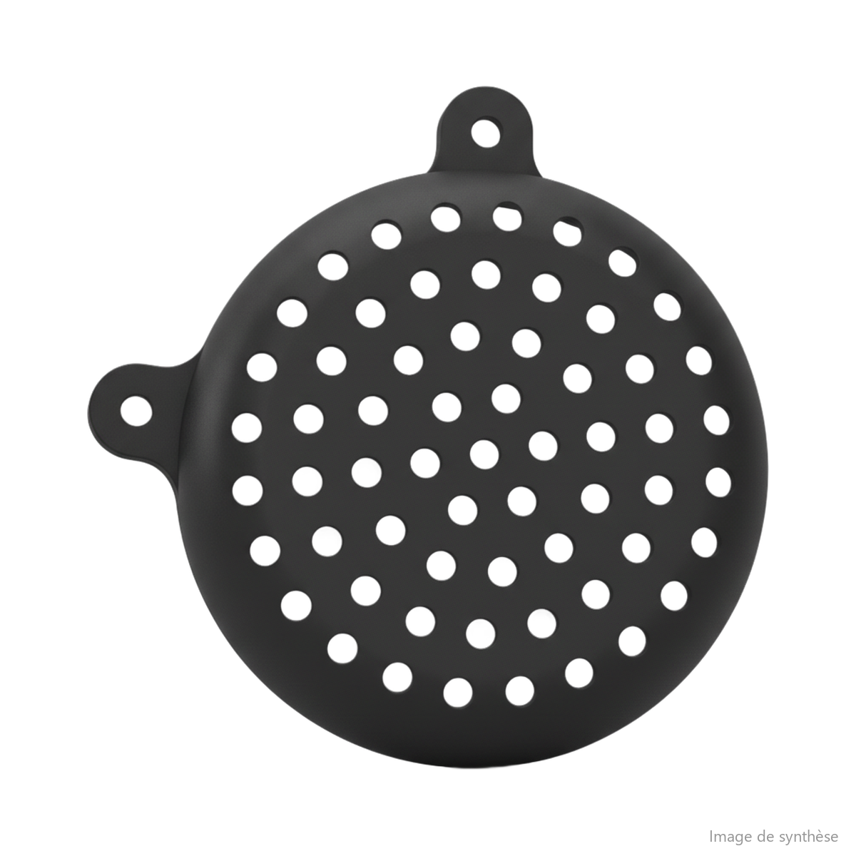 Cache klaxon rond et perforé gris pour trottinette électrique Dualtron Storm