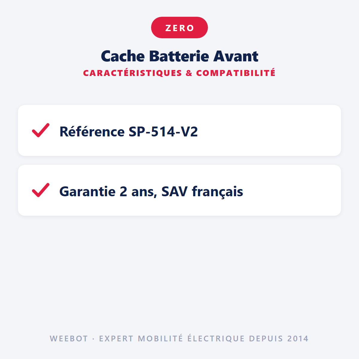 Cache Batterie Avant : caractéristiques et compatibilité