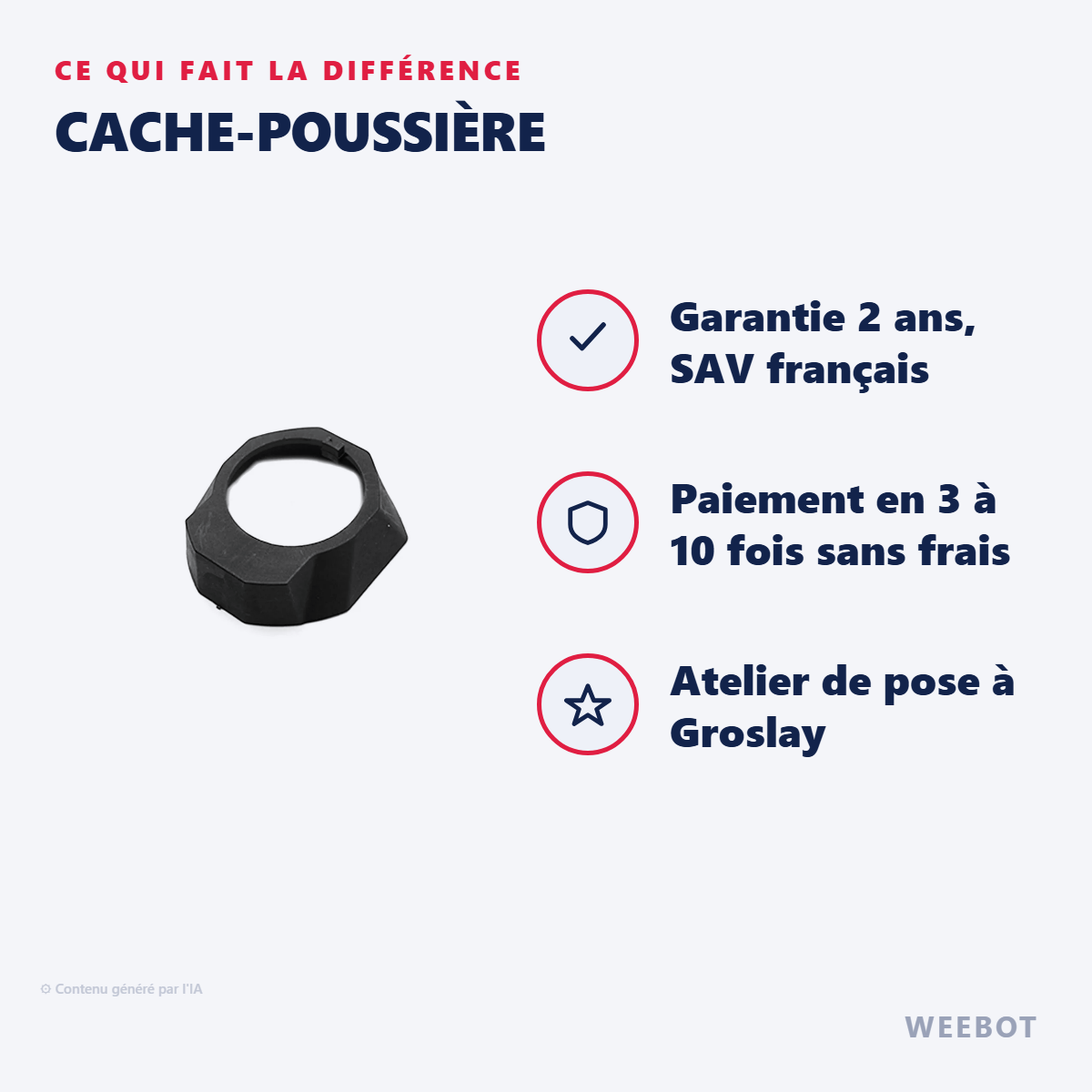 Cache-Poussière : les points forts