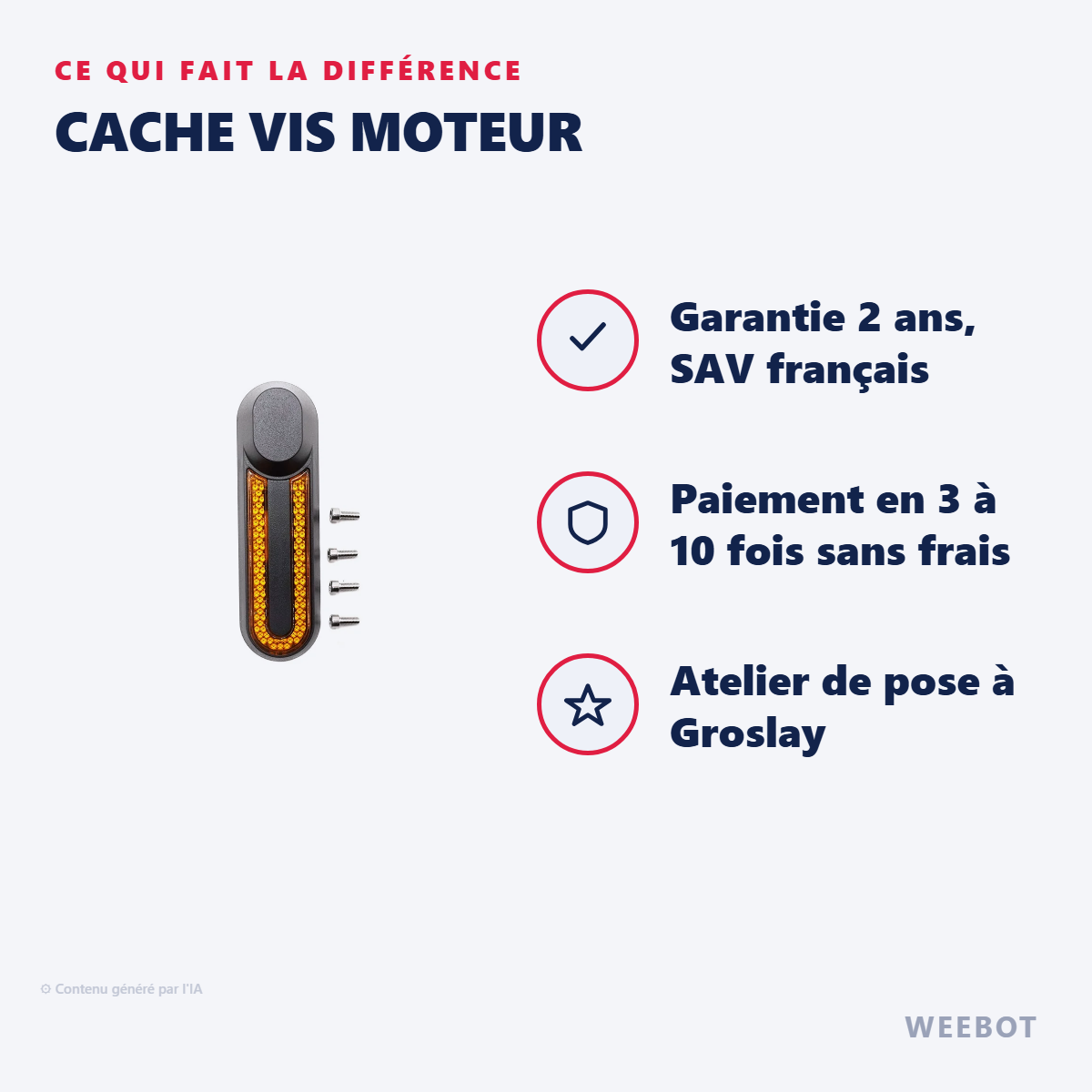 Cache Vis Moteur : les points forts
