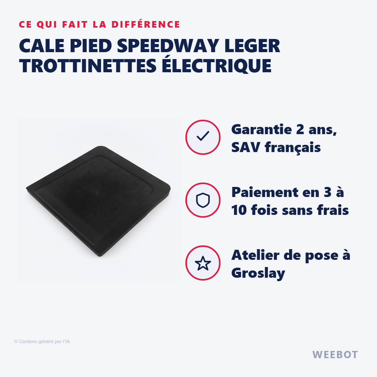 Cale Pied Speedway Leger Trottinettes Électrique : les points forts