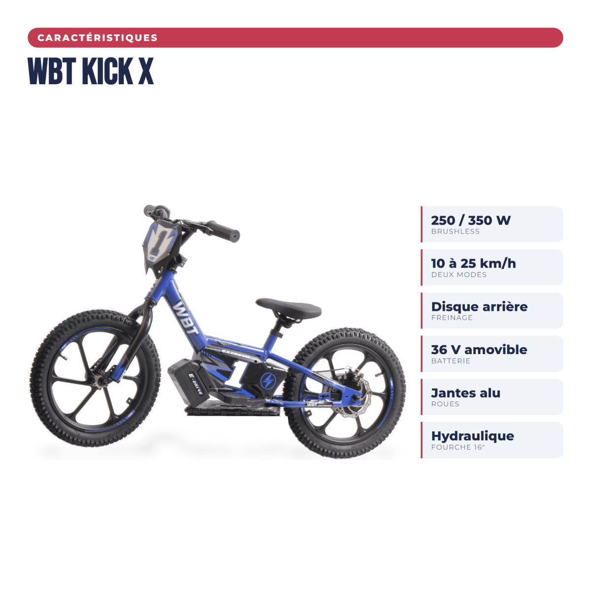 Draisienne Électrique Enfant WBT Kick X - Weebot