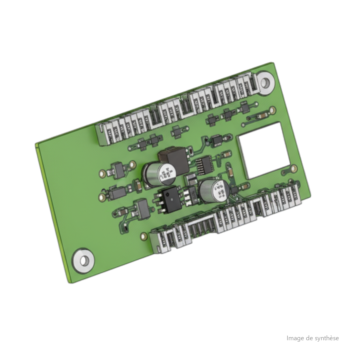 Schéma technique montrant la carte contrôleur LED et afficheur verte installée sur la trottinette électrique Dualtron Sonic N.
