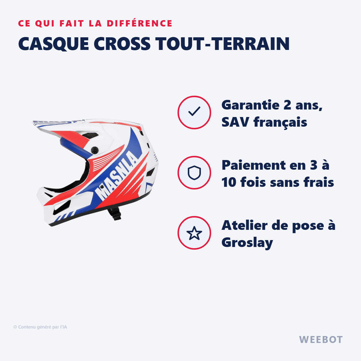 Casque Cross Tout-Terrain : les points forts