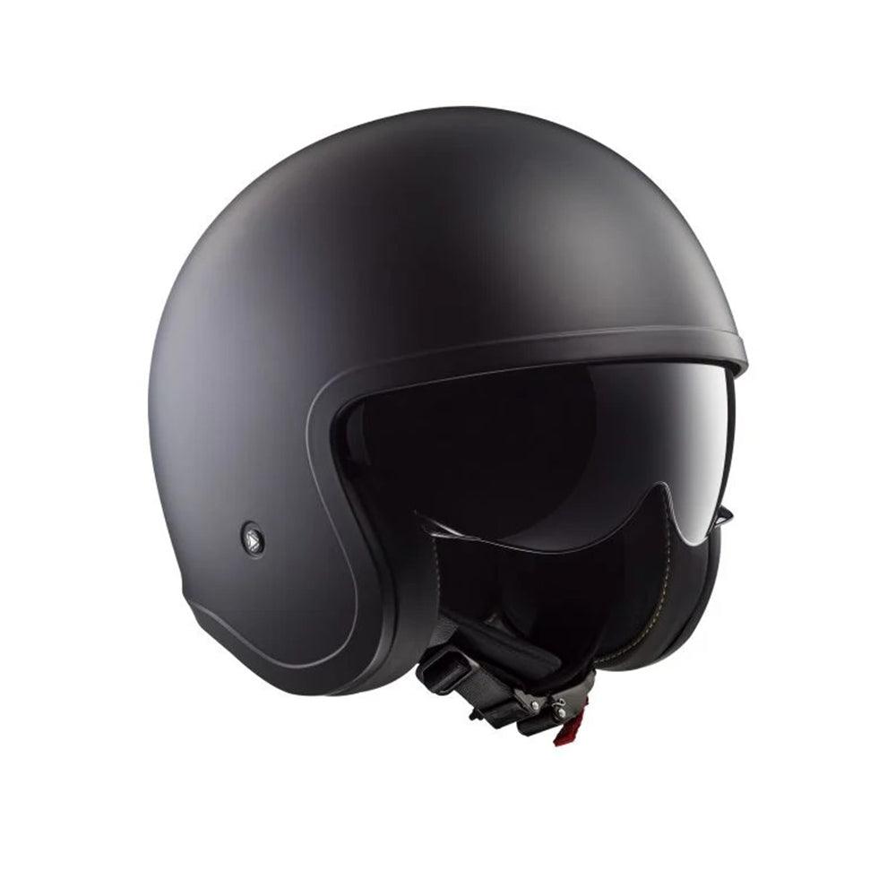 Casque Moto LS2 Spitfire Jet Matt Black - Weebot