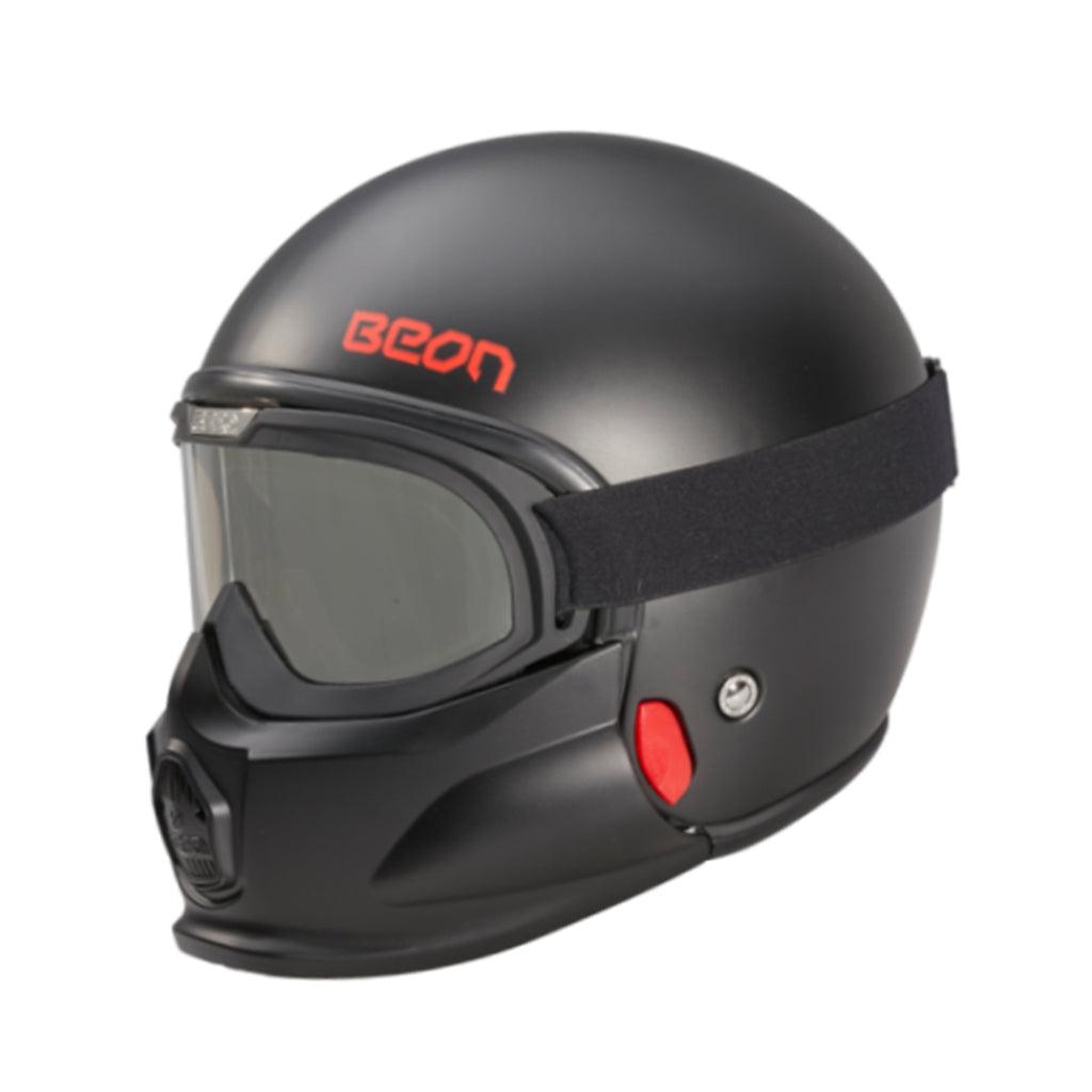 Casque Moto Modulable Intégral avec Lunettes BEON - Weebot