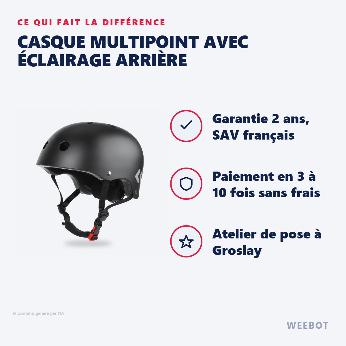 Casque Multipoint avec Éclairage Arrière : les points forts