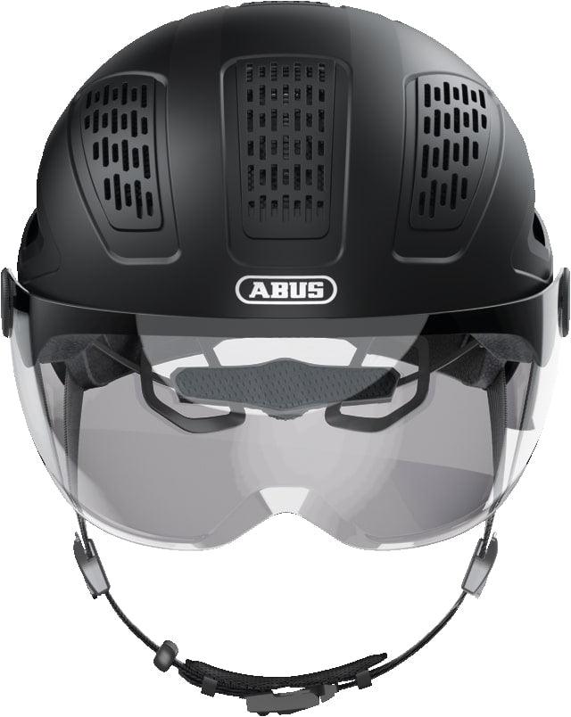 Casque de vélo ABUS Hyban 2.0 ACE Noir avec Visière et LED Arrière - Weebot