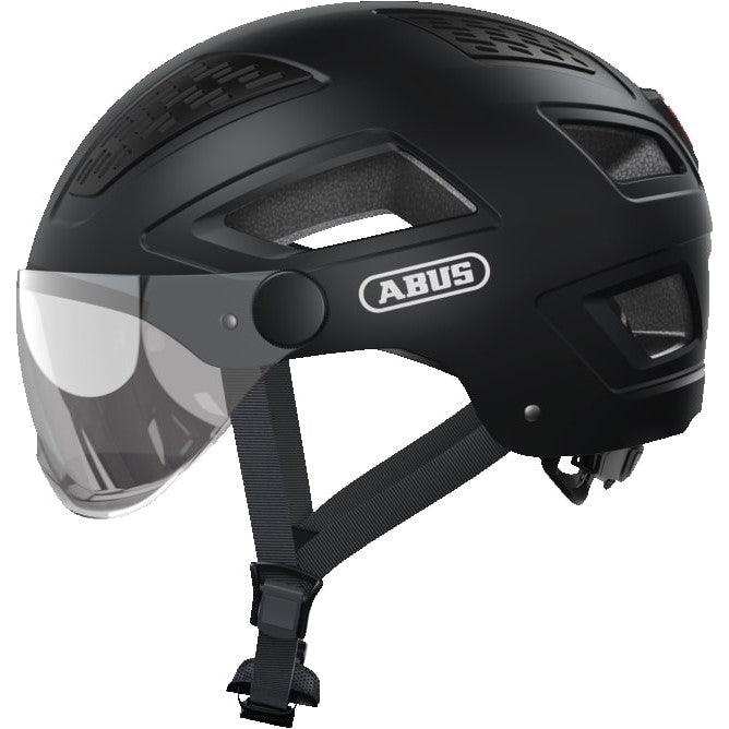 Casque de vélo ABUS Hyban 2.0 ACE Noir avec Visière et LED Arrière - Weebot