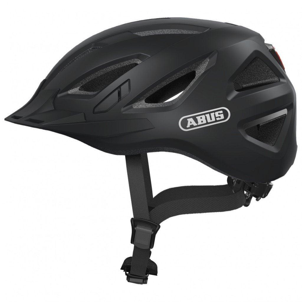 Casque de vélo ABUS URBAN-I 3.0 Velvet Black avec LED Arrière