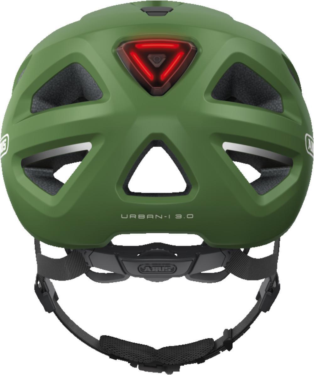 Casque de vélo ABUS URBAN - I 3.0 avec LED Arrière Kaki - Weebot