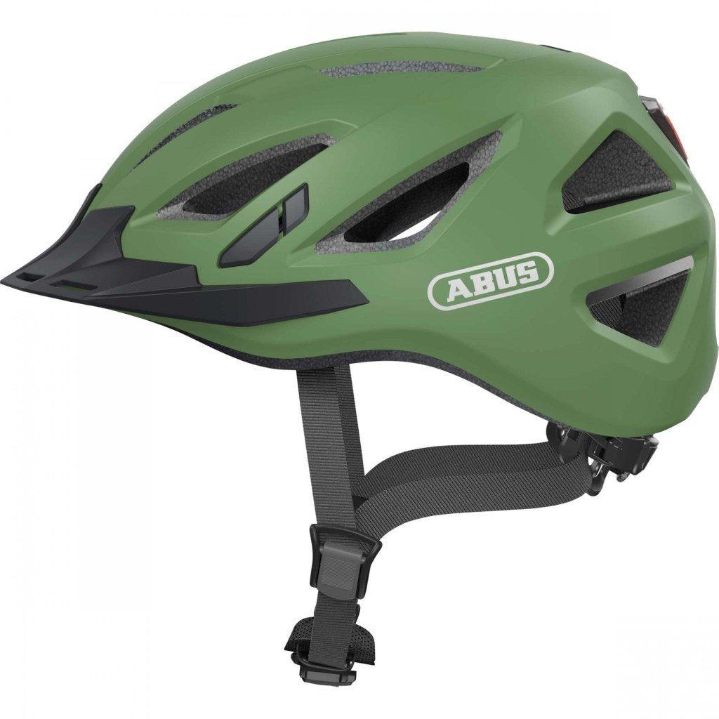 Casque de vélo ABUS URBAN - I 3.0 avec LED Arrière Kaki - Weebot
