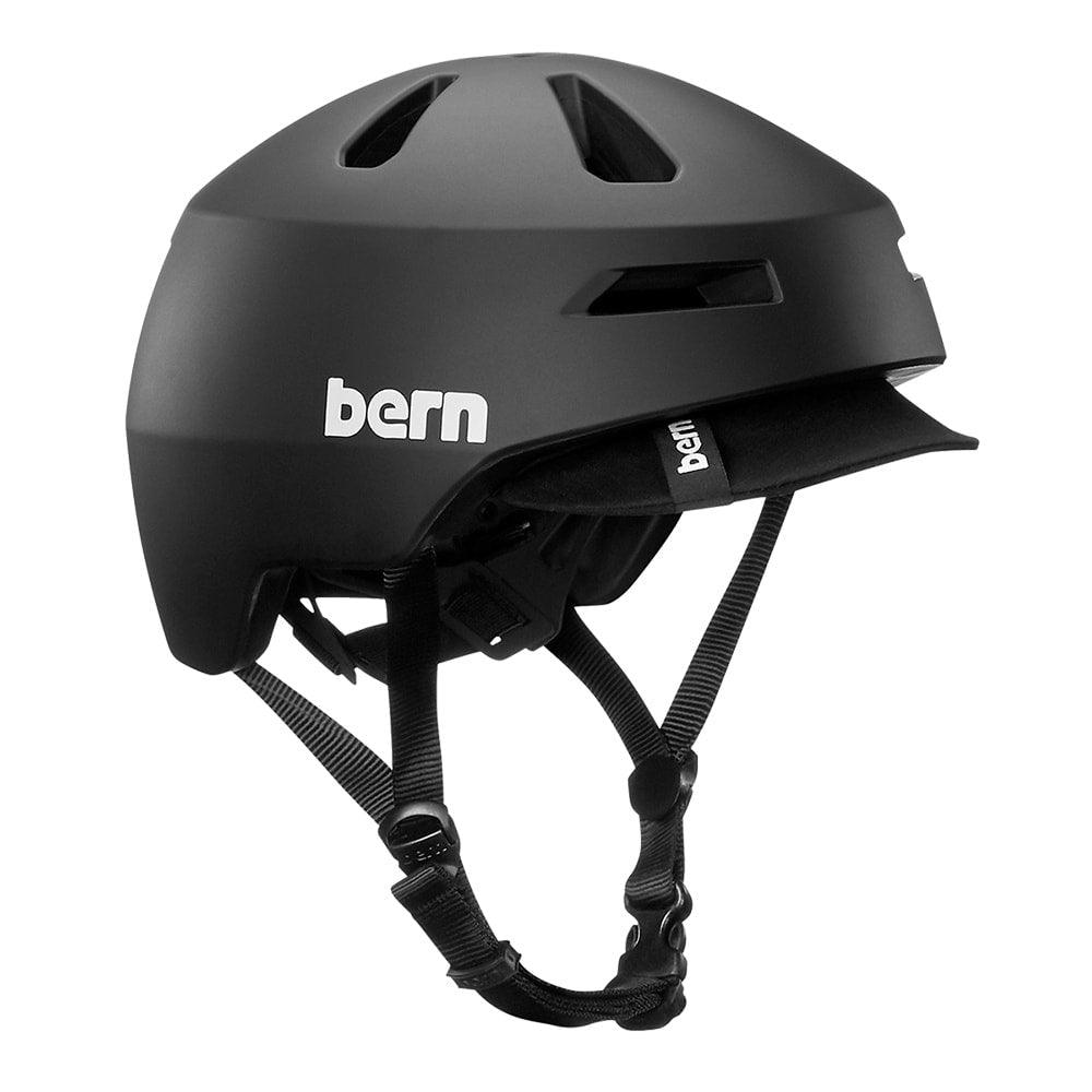 Casque Bern Brentwood 2.0 Matte Black avec Visière - Noir Mat - Weebot