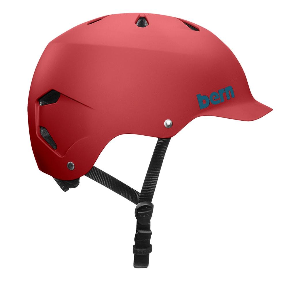 Casque Bern Watts EPS Matte Red - Rouge Mat - Weebot