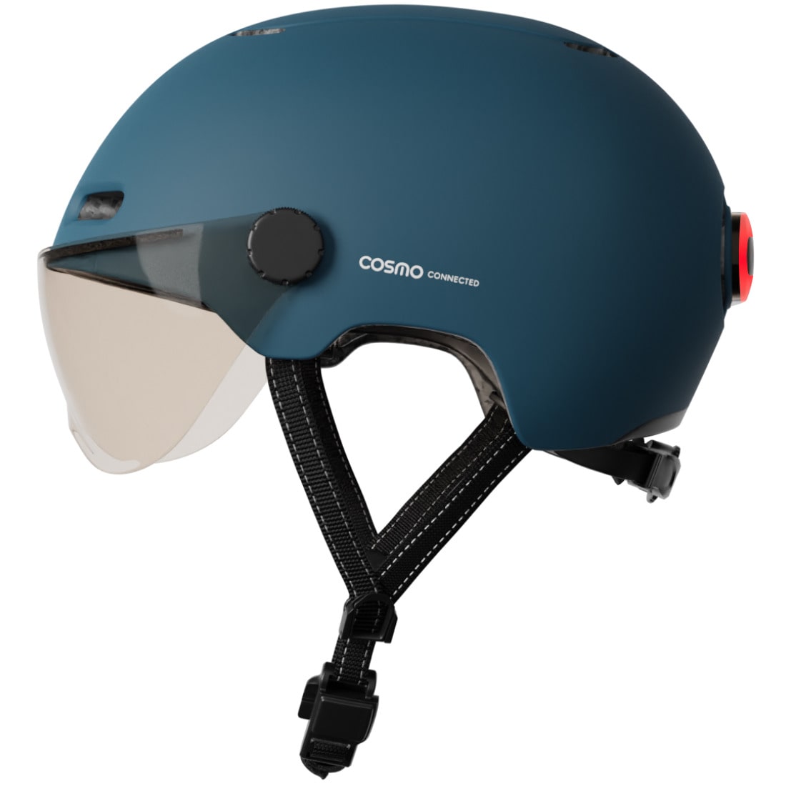 Casque Cosmo Fusion Bleu Mat - Weebot