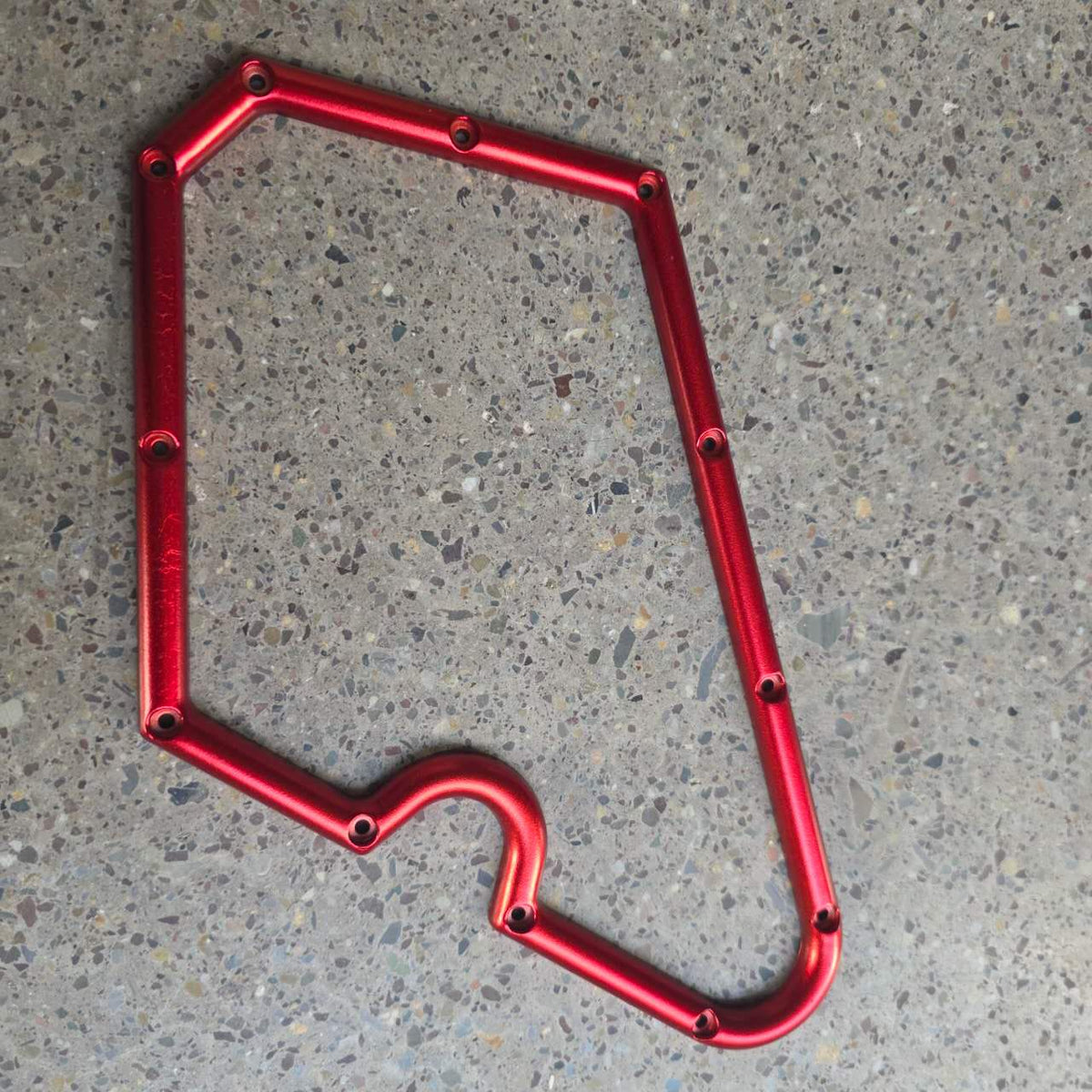 Bordure de potence droite rouge pour trottinette électrique Dualtron Sonic Alien