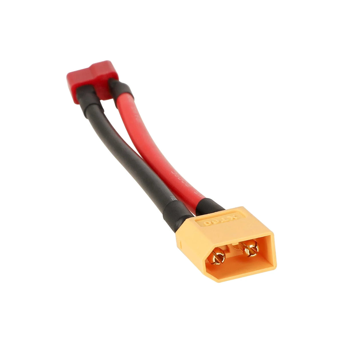 Câble Adaptateur XT60 Mâle vers Dean T Femelle (10cm), vue 3