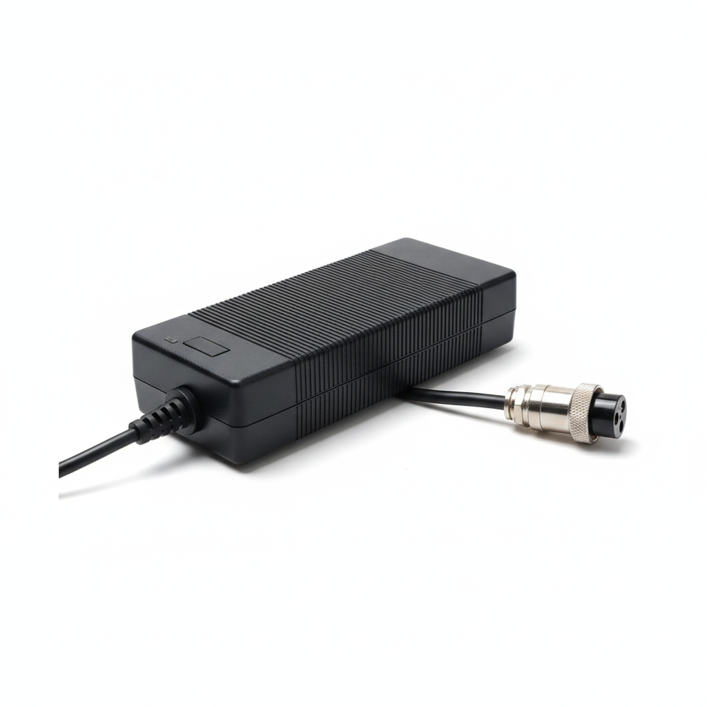 Chargeur 48V 2A Connecteur GX16-3P, vue 3