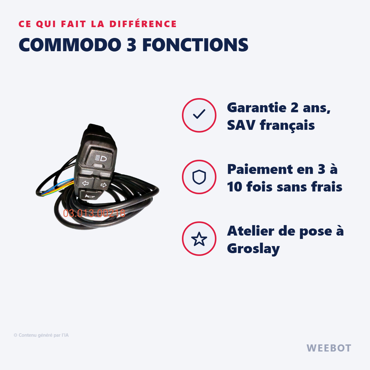 Commodo 3 Fonctions : les points forts